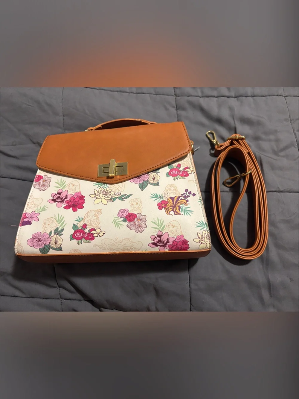 Loungefly satchel floral